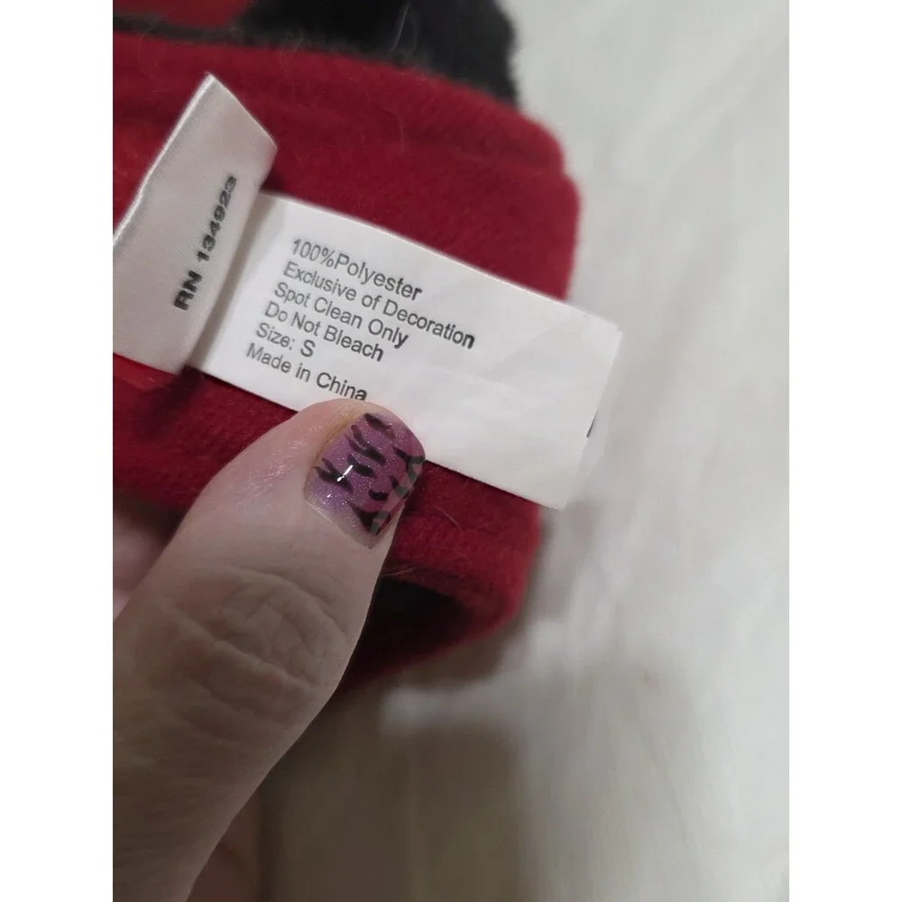 Smoochie Pooch Red\Black Dog Coat Size Small